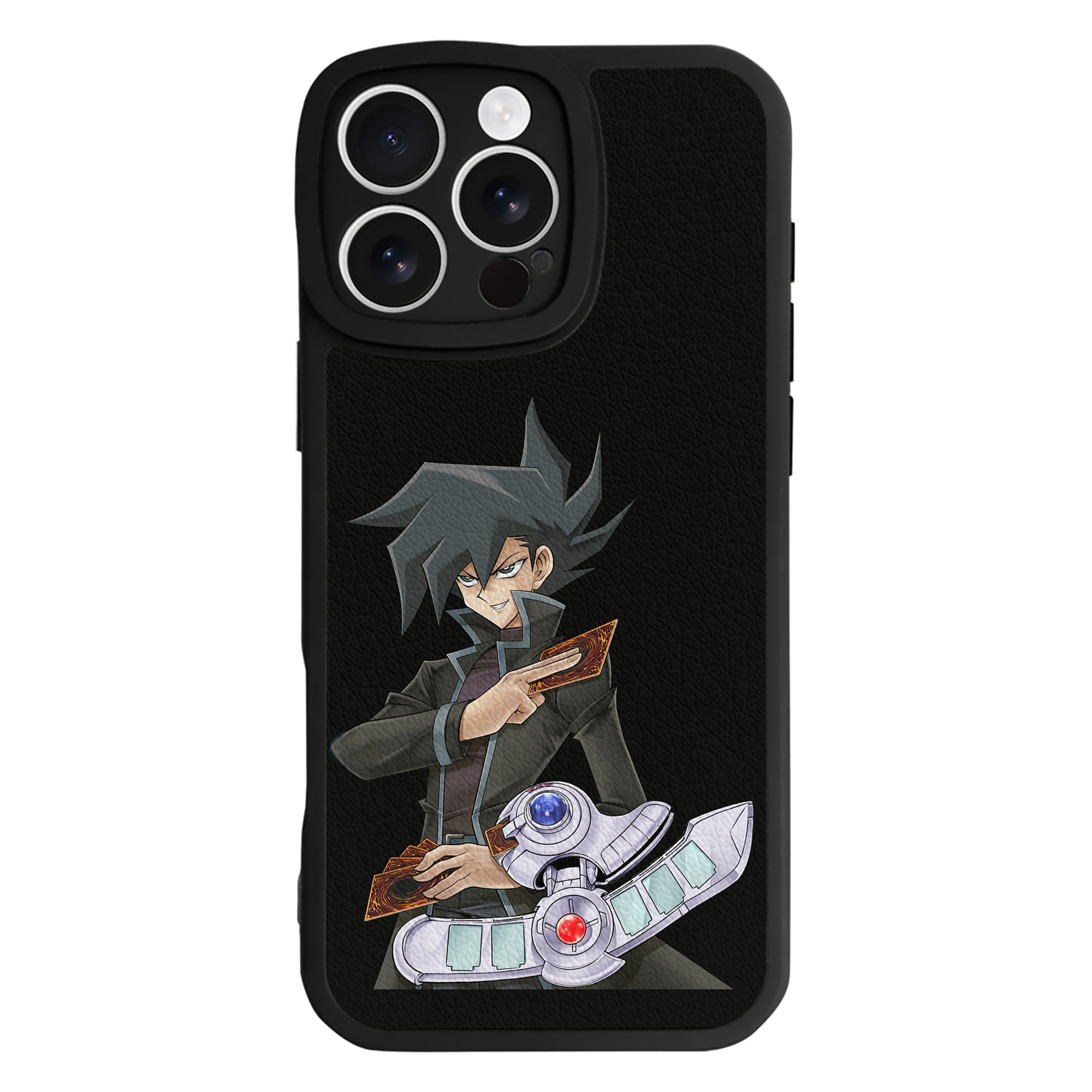 遊☆戯☆王 Yu-Gi-Oh! 【iPhone 16シリーズ対応】シリコンスマホケース（レザー調） 材質：シリコン